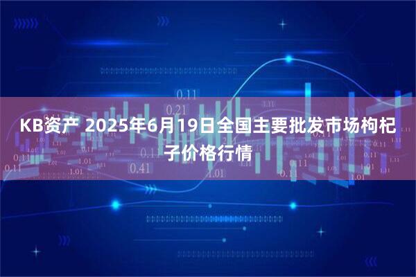 KB资产 2025年6月19日全国主要批发市场枸杞子价格行情