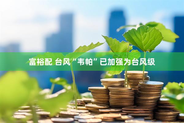 富裕配 台风“韦帕”已加强为台风级